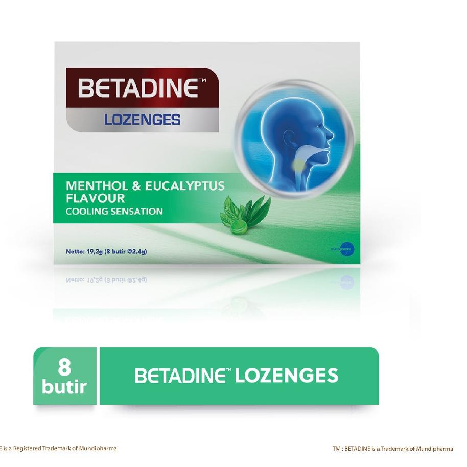 

✅【Harga Hemat】❤ Betadine Lozenges 1PCS - Permen Menthol / Permen Pelega Tenggorokan produck terlaris