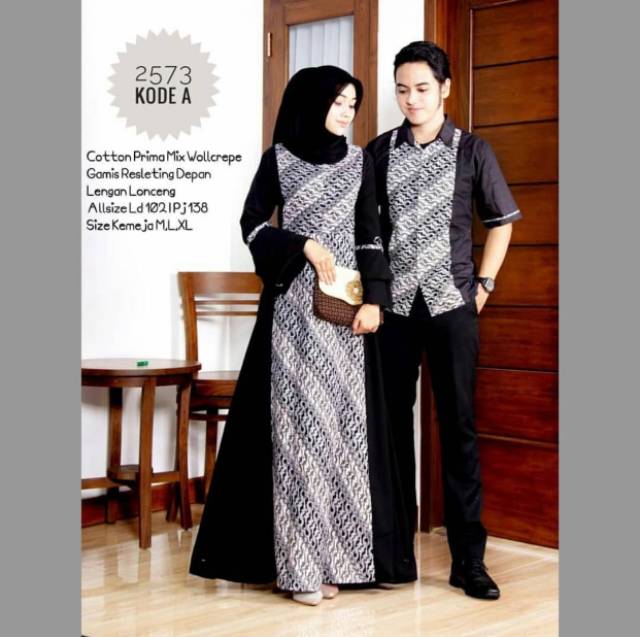 GROSIR BATIK COUPLE MONOKROM, MONOCHROME