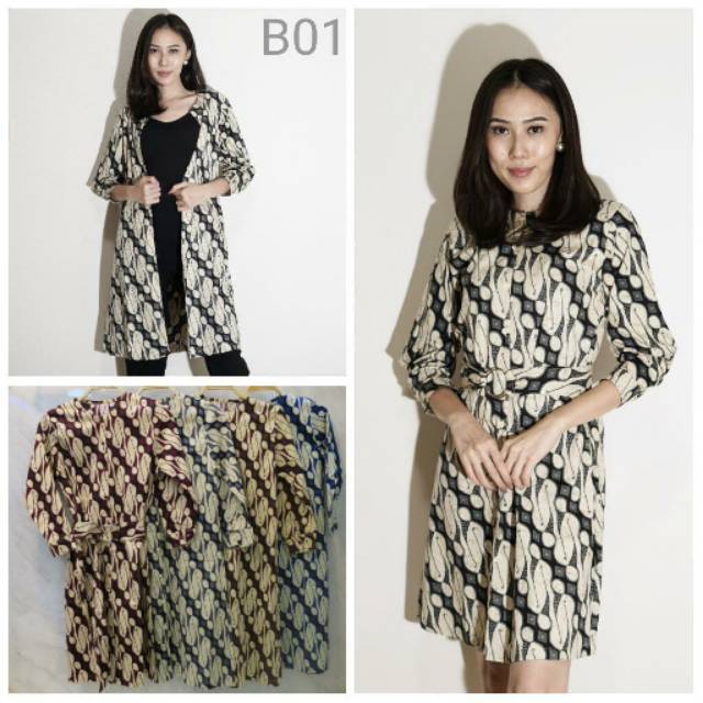 Batik Atasan Semi Formal B01