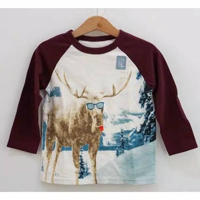 Kaos anak lengan panjang original gap kids