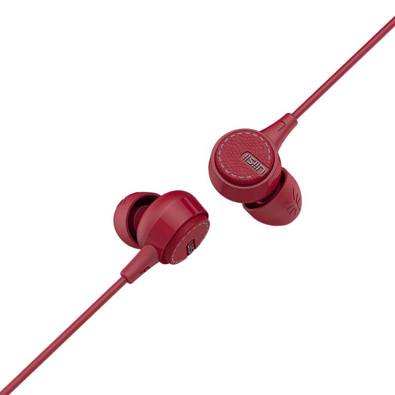 Uiisii U8 Double Dynamic Coil Wired Control Earphone Stereo Hifi