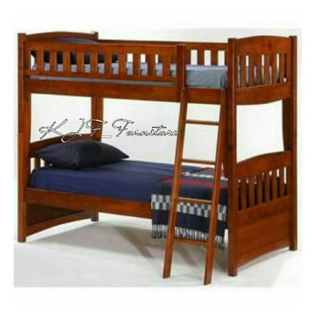Tempat tidur anak tingkat I dipan anak tempat tidur anak minimalis dipan tingkat kjf furniture