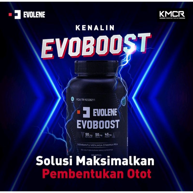 EVOBOOST EVOLENE TESTOSTERON BPOM + HALAL EVO - KMCR