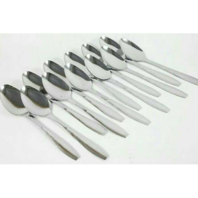 Sendok lusinan/selusin/alat makan/stainless