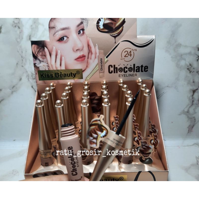 Eyeliner Chocolate Waterproof Kiss Beauty No. 57443-03