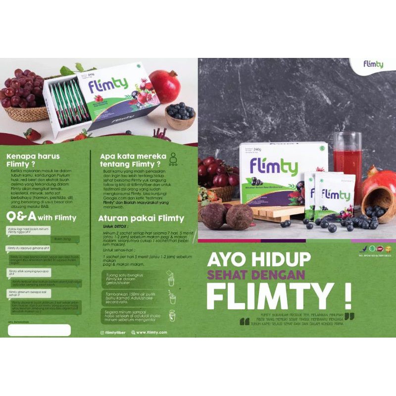 READY ISI 16 / BOX FLIMTY BLACKCURRANT, FLIMTY RASPBERRY. OBAT DIET, OBAT PELANGSING