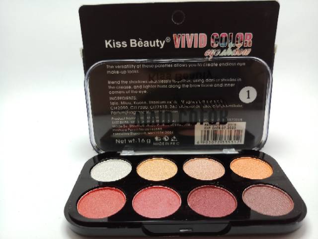 EYESHADOW KISS BEAUTY VIVID COLOR