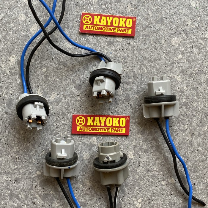 Fiting lampu senja Original Toyota Daihatsu mitsubish Plastik ujung lancip