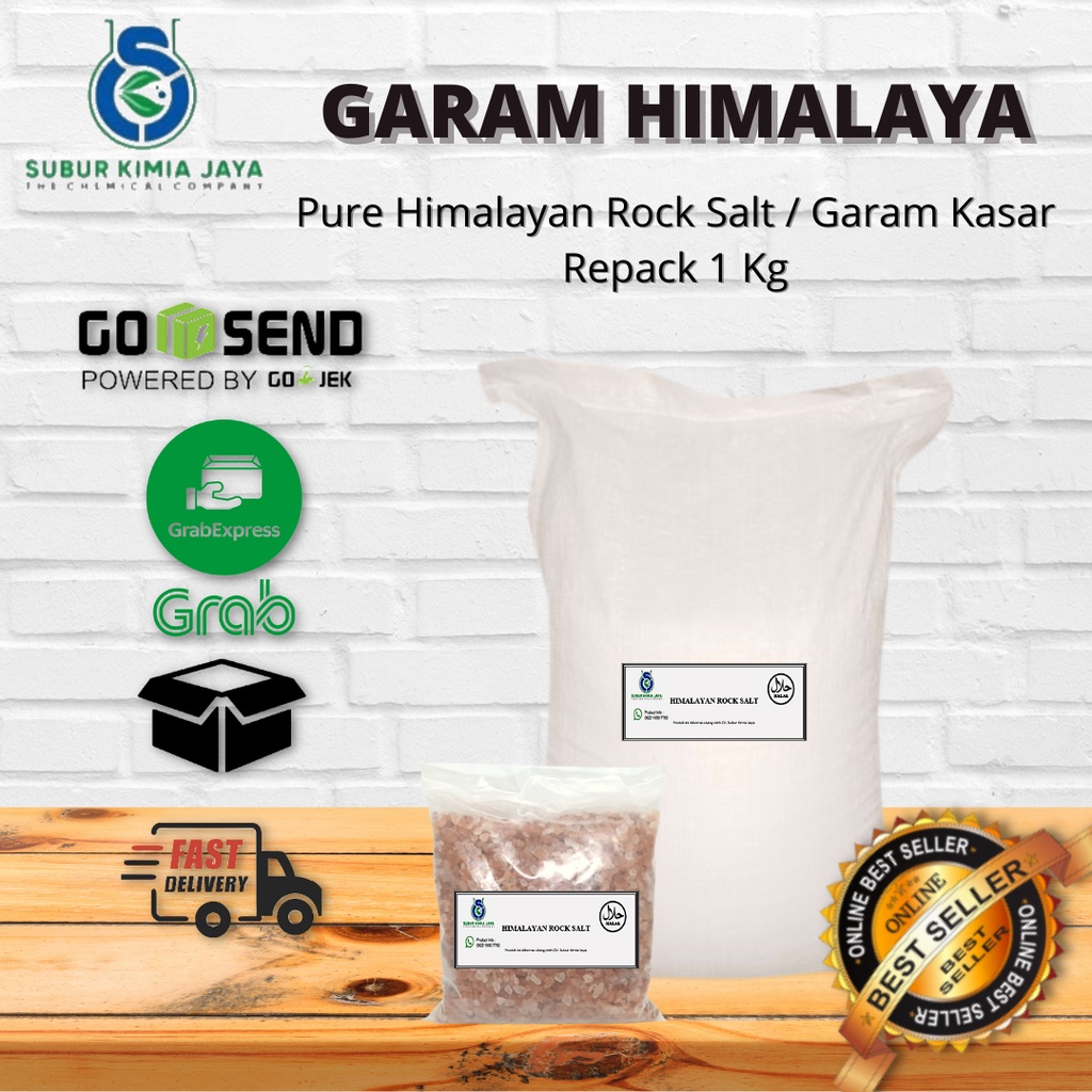 

Himalayan Rock Salt / Garam Asli Himalaya Kasar 1Kg