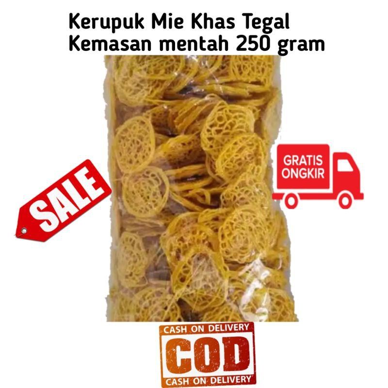 

Kerupuk Mie Kuning Khas Tegal Kemasan 250 gram