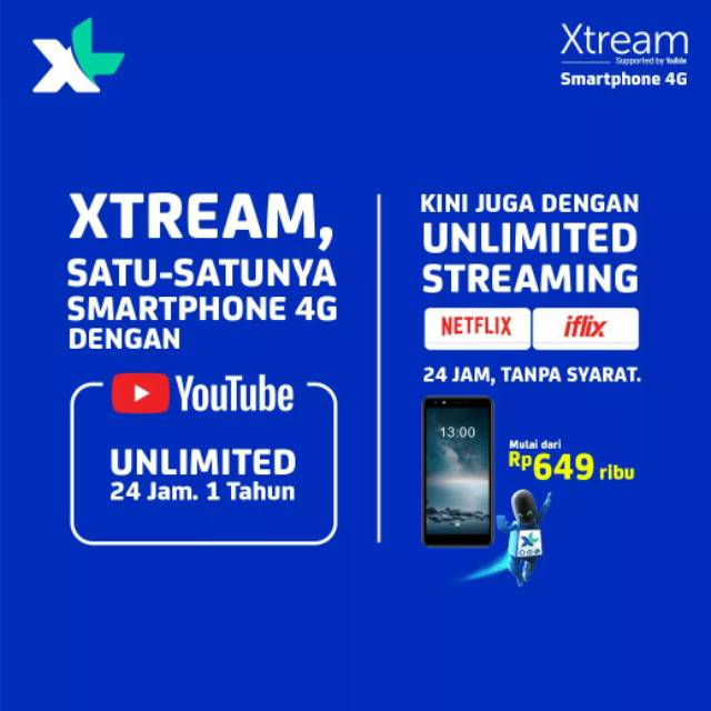 EVERCOSS XTREAM 1 Free Youtube 1 thn