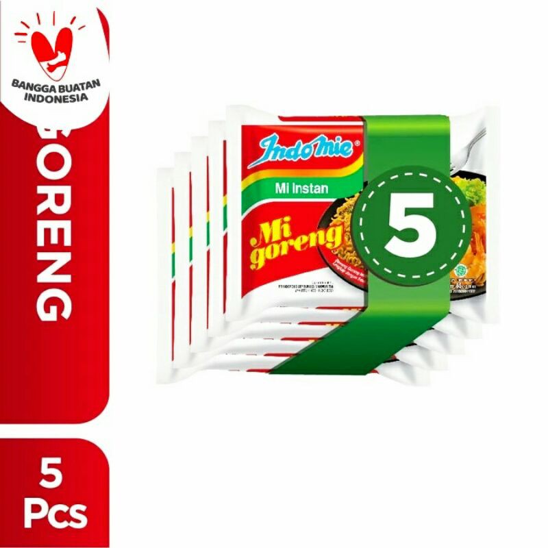 

5 pcs- Indomie goreng original