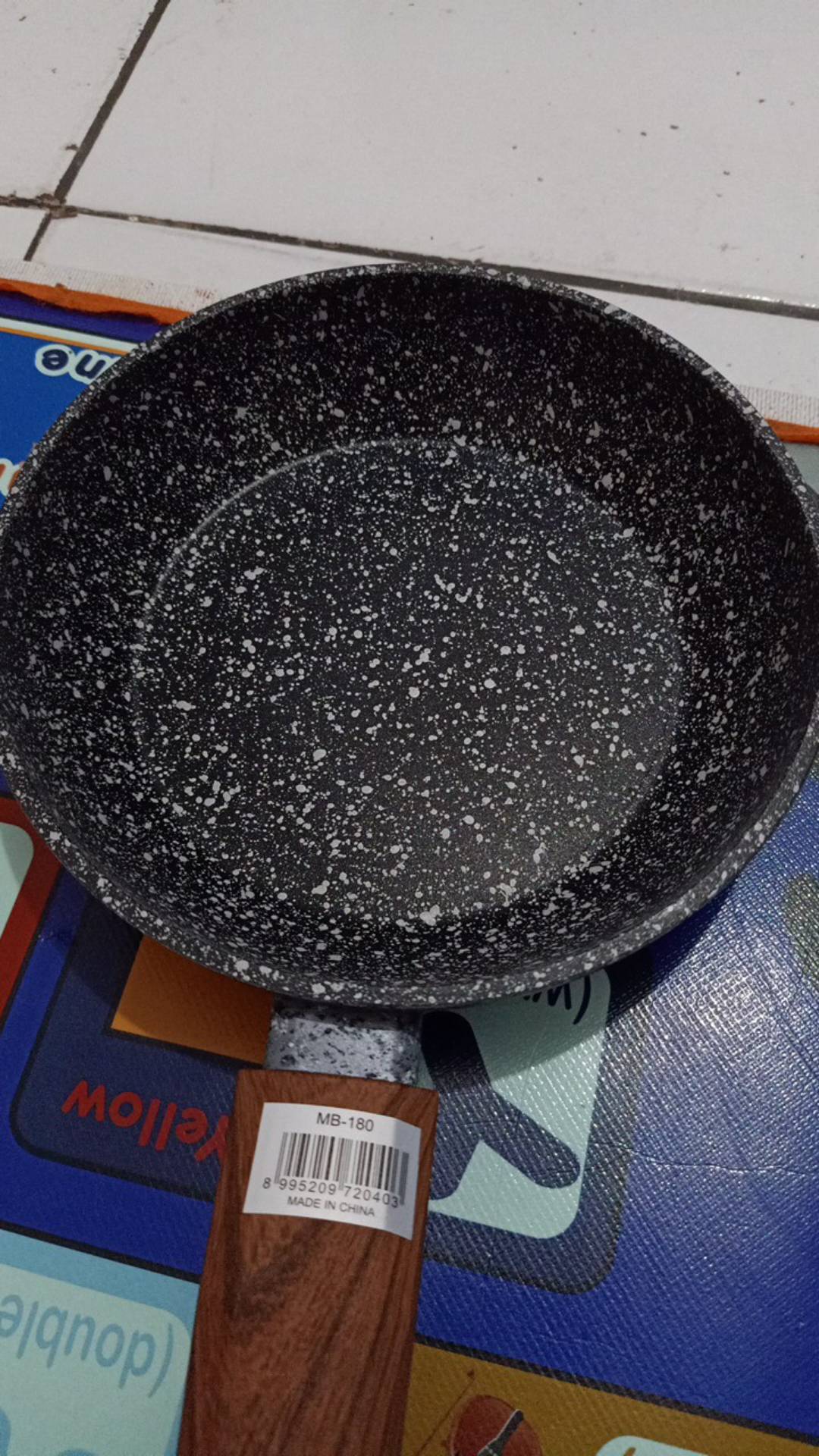 Yoshikawa Panci Ceramic Marble Fry Pan Penggorengan