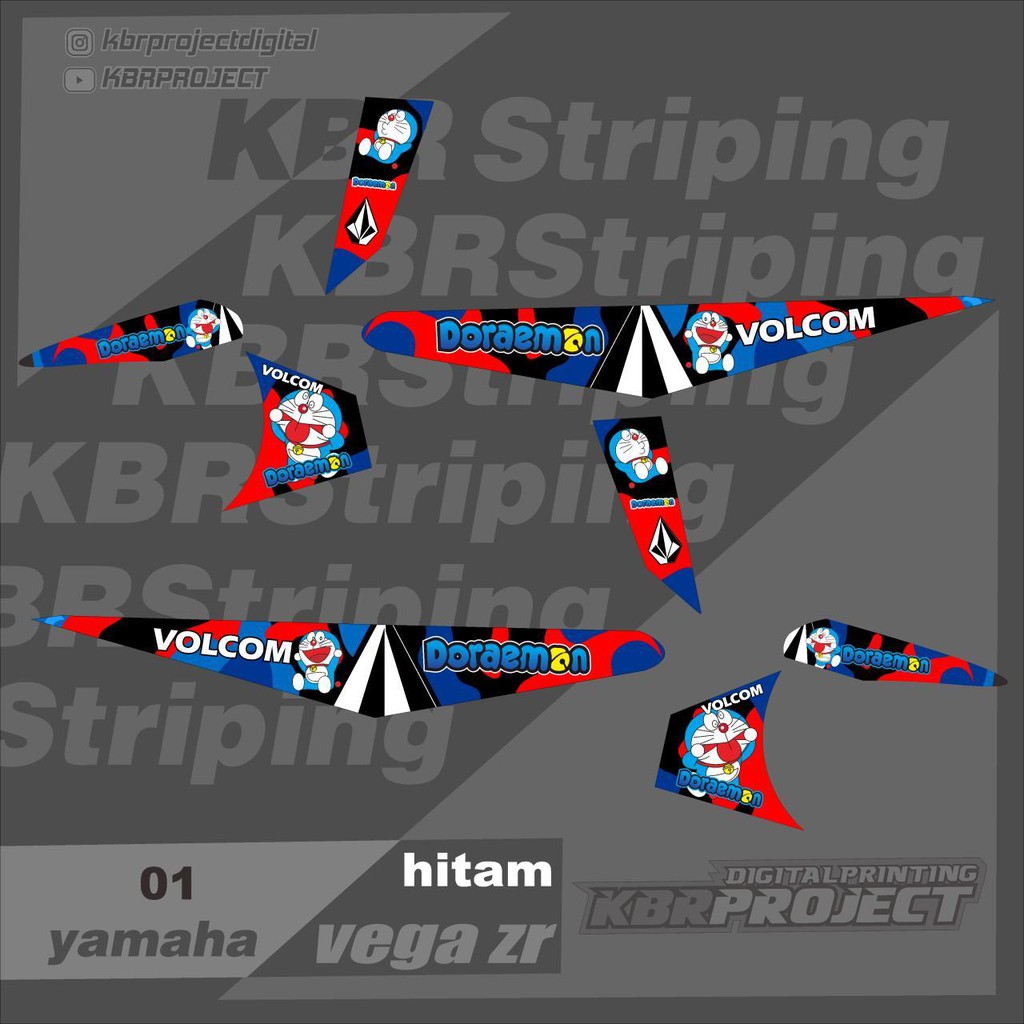 (cod) Stiker Motor vega Zr sticker striping list motor yamaha vega Zr 01 Racing vegaZr MOTOR VEGA ZR