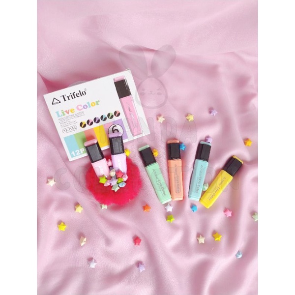 

HIGHLIGHTER STABILO STABILLO WARNA WARNI PASTEL 6 WARNA