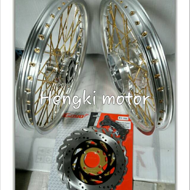 Velg ninja RR dan ninja R silver