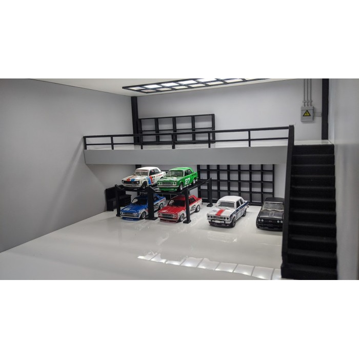 DIECAST MINIATUR DCS749 DIORAMA MEZZANINE SKALA 64 CLEAN VERSION