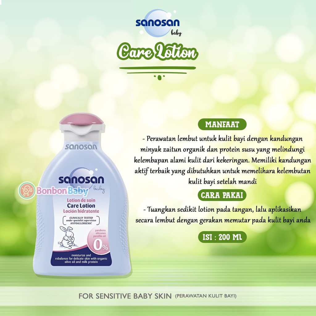 Sanosan Baby Care Lotion 200ml / 500ml