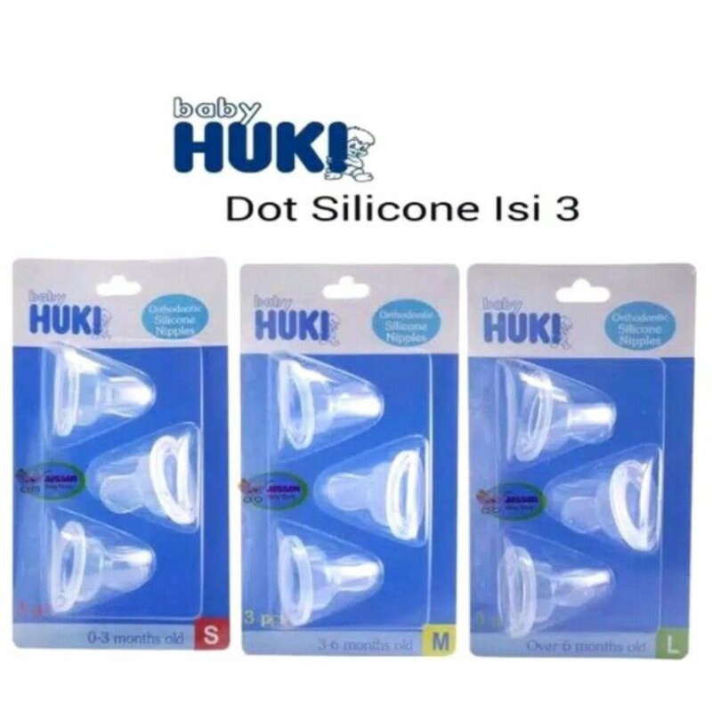 HUKI DOT SILICONE ORTHO BLISTER ISI 3