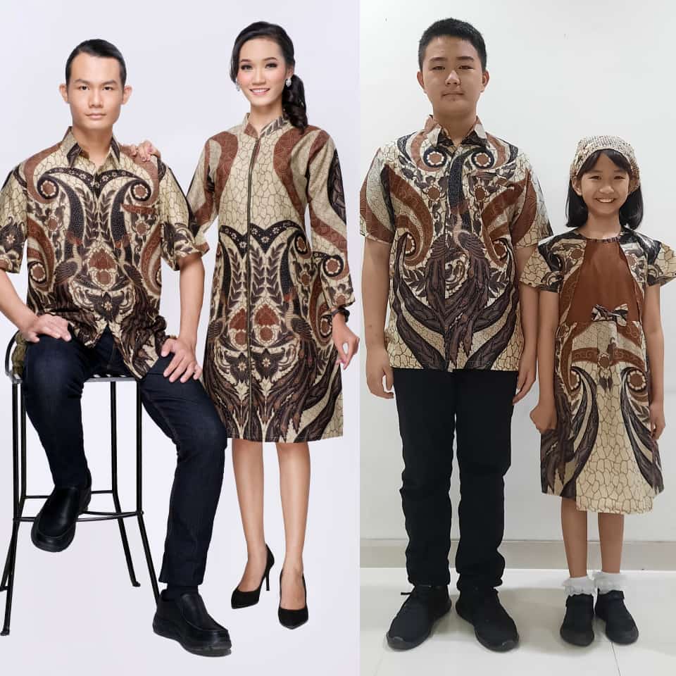 BATIK COUPLE MODERN PASANGAN KELUARGA AYAH ANAK KEBAYA SARIMBIT TUNIK JUMBO IBU DRESS AMALIA MERAK COKLAT ANAK LAKI LAKI PEREMPUAN FAMILY KONDANGAN TERBARU NATAL LAMARAN KEKINIAN SET PREMIUM BIG SIZE SARIMBITAN REMAJA WANITA DRES