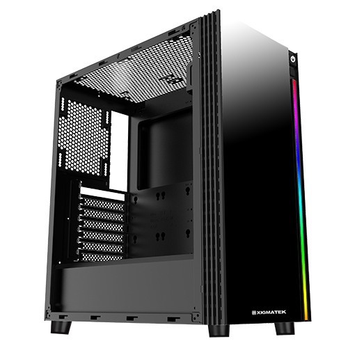 CASING KOMPUTER GAMING PC XIGMATEK POSEIDON MIDDLE TOWER CASE (NON PSU)