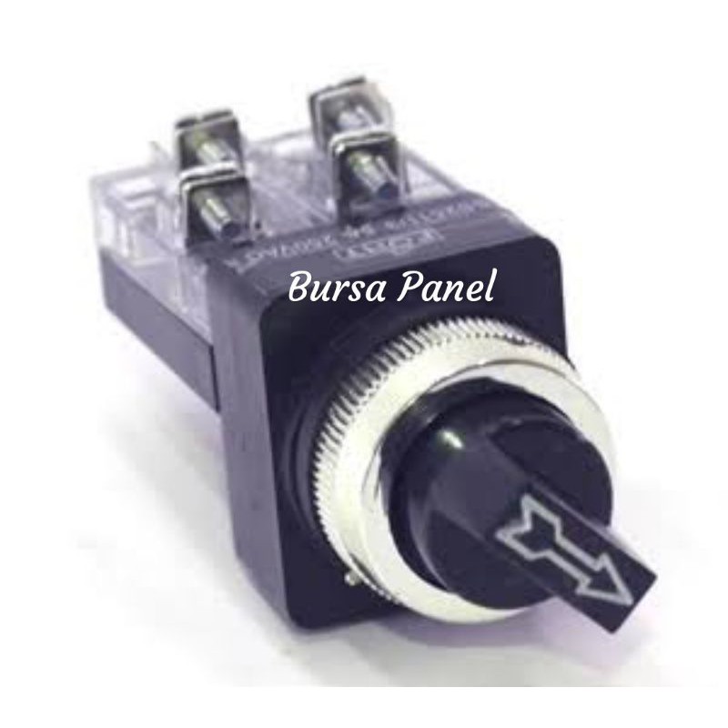 Selector Switch 30 mm 2 Posisi Stay Put SS3011