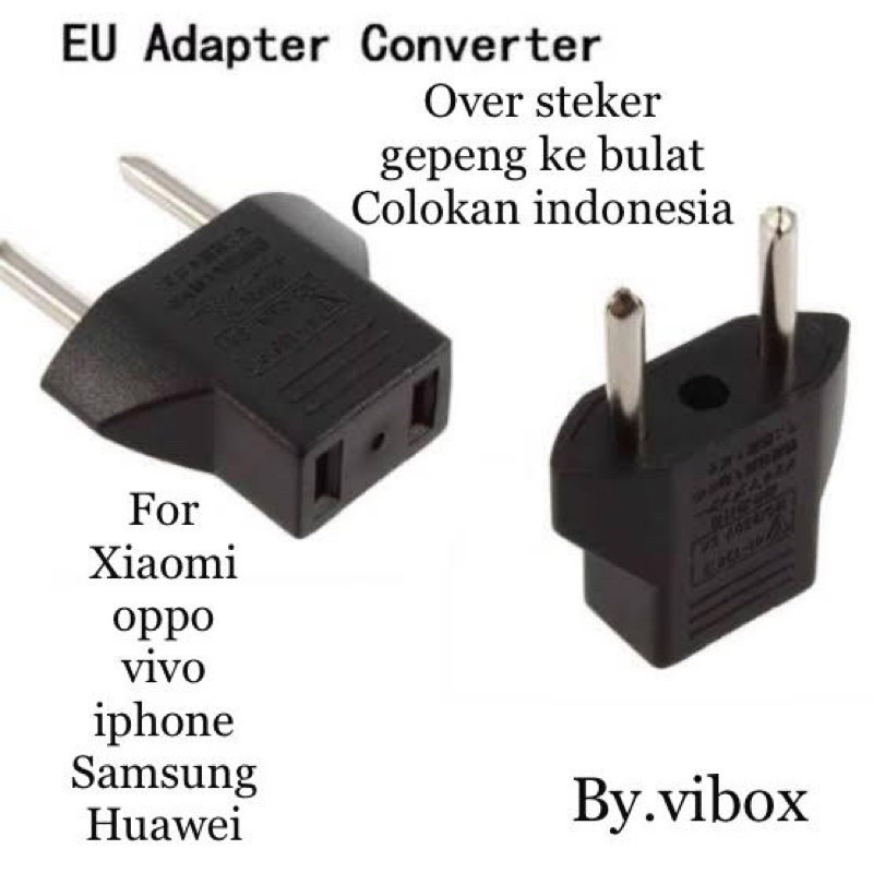 PROMO STEKER VIBOX FUKUTA GEPENG 2 KAKI FOR CHARGER