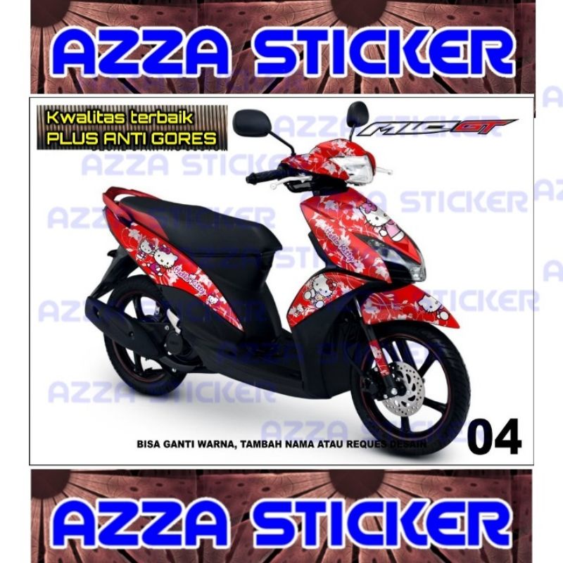 Sticker Decal Motor Mio GT Full Body Stiker Mio GT  Dekal Mio GT Full Body Model 04