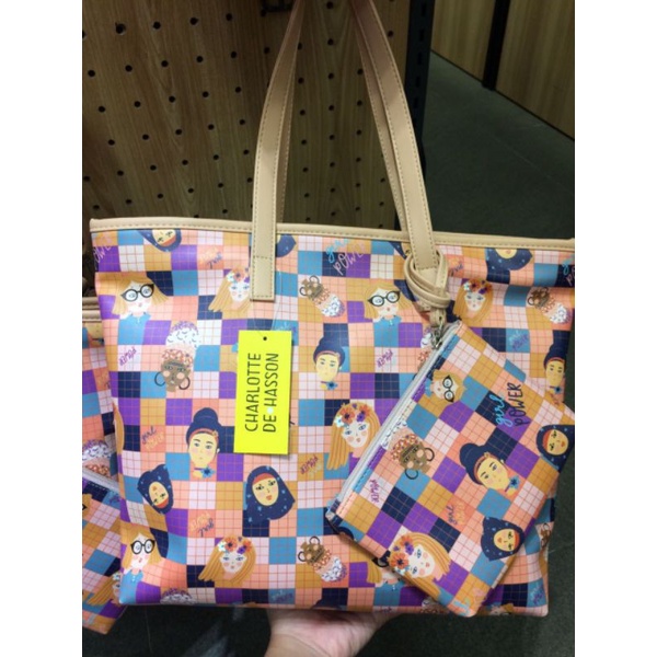 Tas Tote Rainbow Sophie Paris (Tas Tote Besar PROMO)