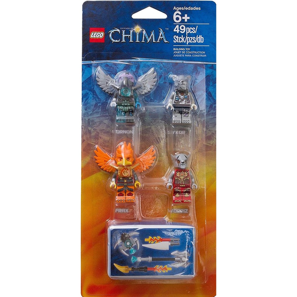 Lego 850913 Chima Fire and Ice Minifigure Accessory Set Minifigures