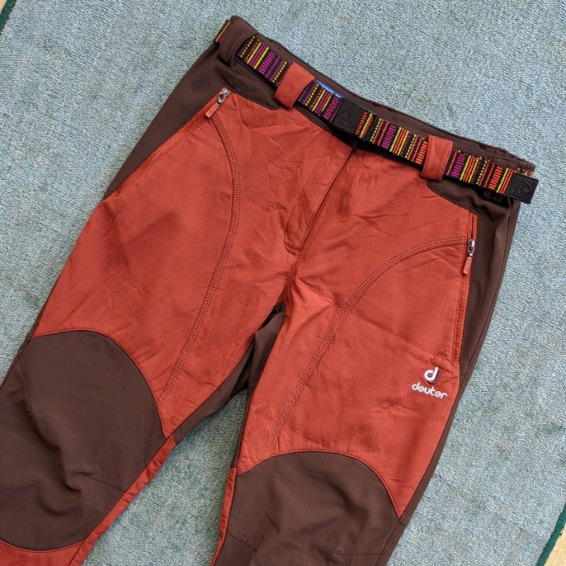 celana outdoor deuter softshell pants second gunung