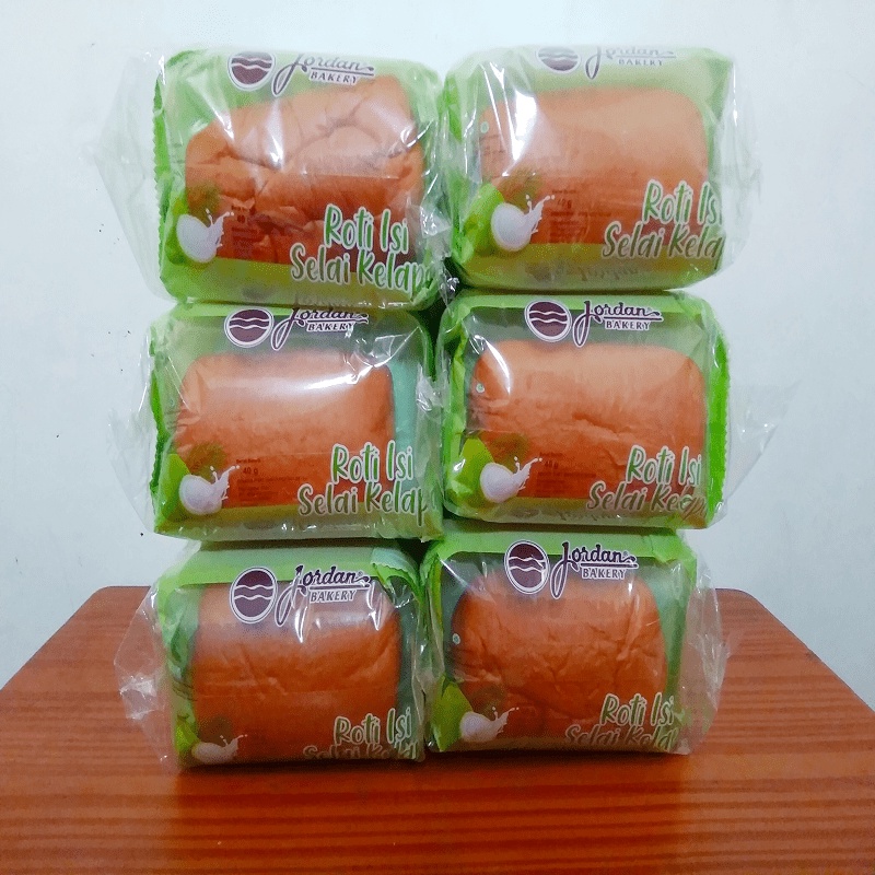 Roti Isi Selai Kelapa Jordan 1 Pak Isi 5 Bks Exp 04-04-25