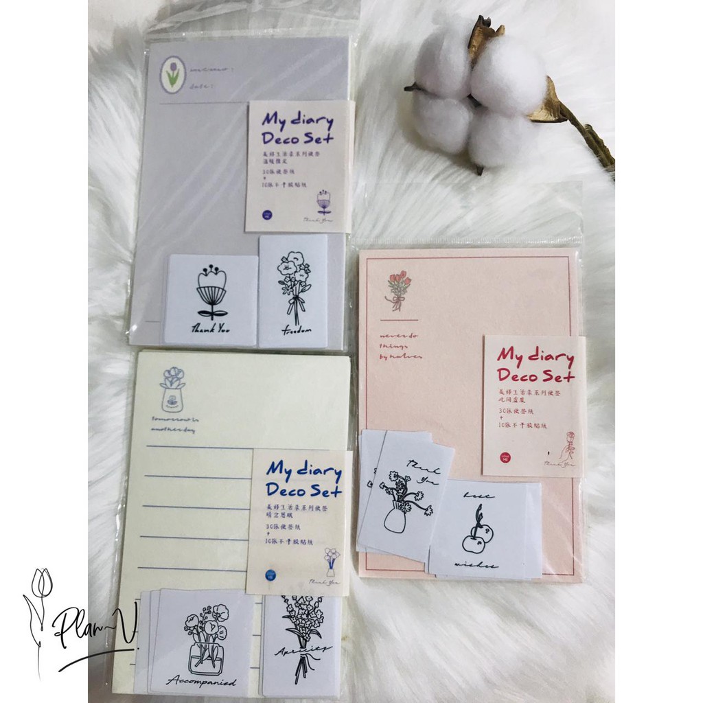 

《PLAN-V》30 LEMBAR INFEELME MEMO PAD | CUTE MEMO PAD | AESTHETIC MEMO PAD