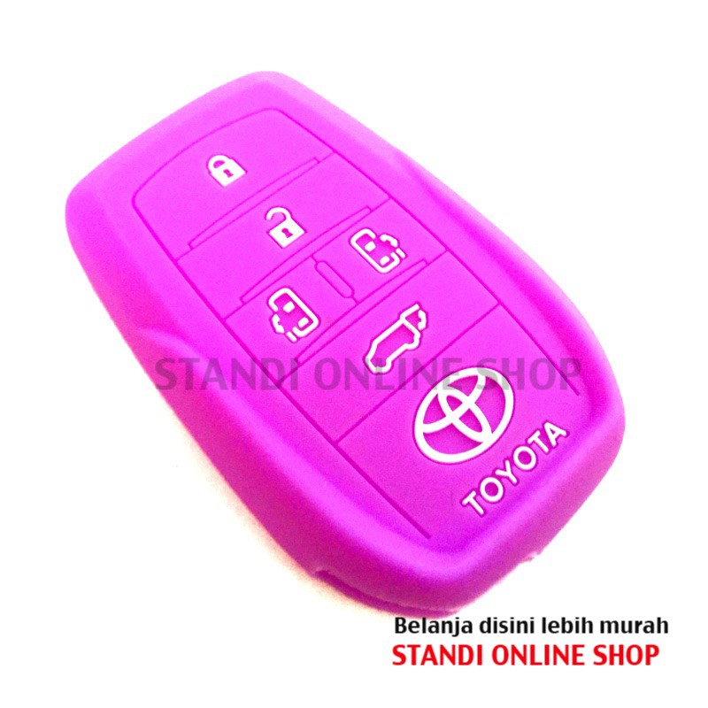 Kondom Kunci Silikon Remote Keyshirt Toyota All New Alphard Bagus