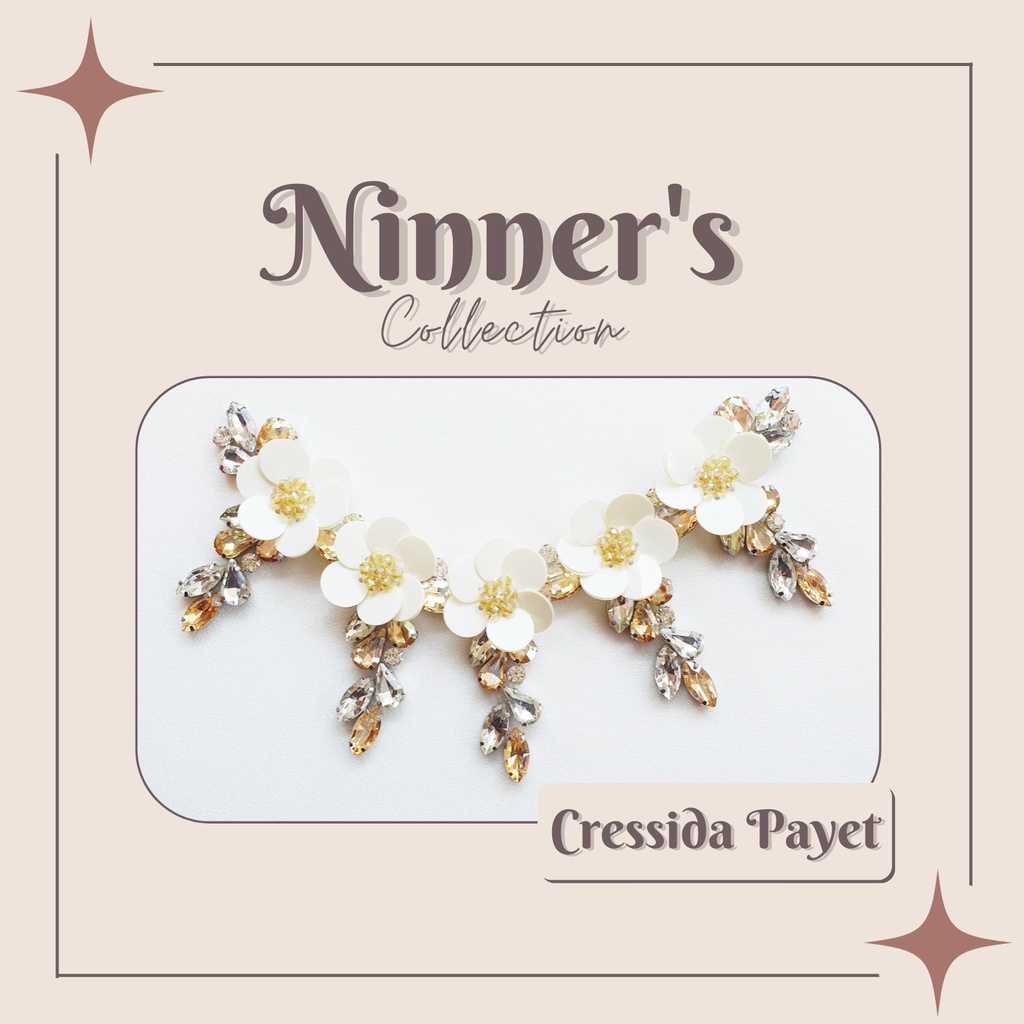 Cressida Payet [ Payet Rangkai | Payet Leher | Payet Pinggang | Payet Kebaya ]
