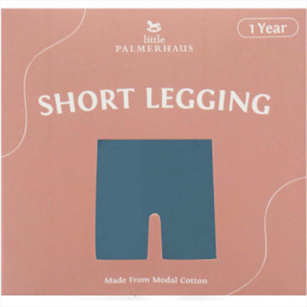 Little Palmerhaus Short Legging Navy Teal Legging Anak