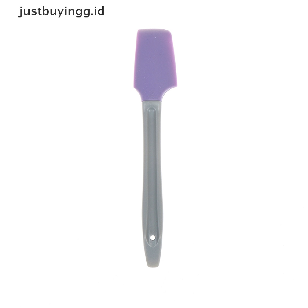 (Justbuyingg.Id) 1pc Spatula / Scraper Krim / Mentega / Adonan Kue Mini Bahan Silikon