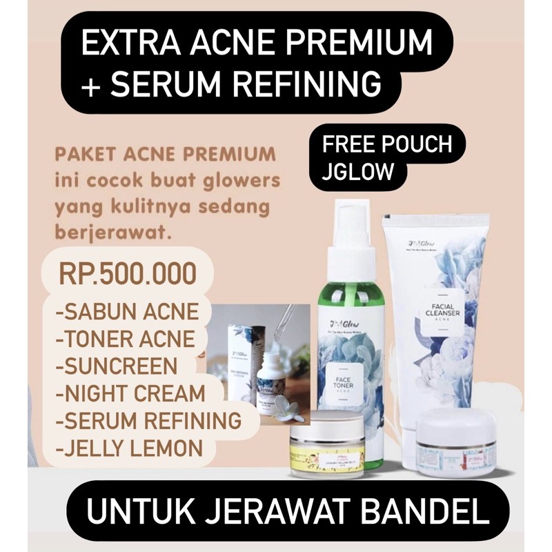 PAKET EXTRA ACNE PREMIUM + Serum