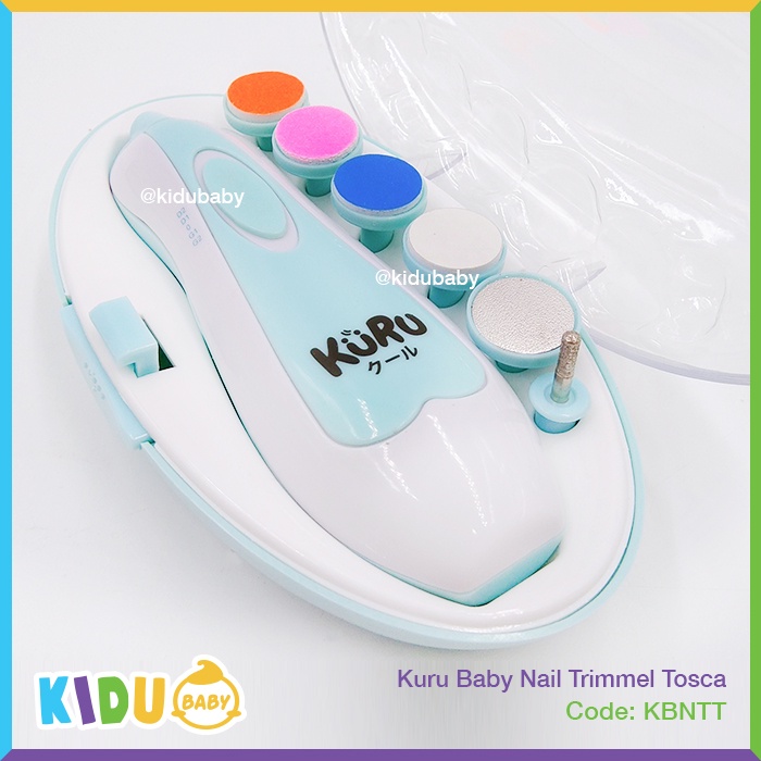 Kuru Baby Nail Trimmer Alat Kikir Gunting Kuku Elektrik Bayi dan Anak kidu Baby