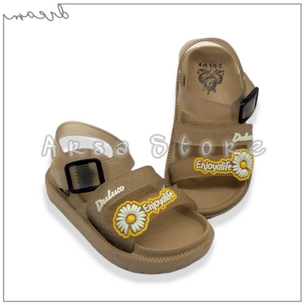 Promo Sandal Anak Baby Perempuan Terbaru / Sendal BATITA Anak Cewek Tali Belakang Umur 1 - 3 Tahun