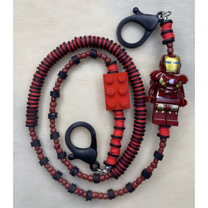 StrapmaskLegoIronman + Custom Nama