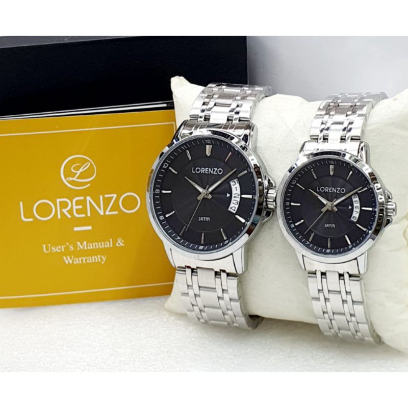 Jam Tangan Couple Lorenzo Original 5101 Garansi Resmi 1 Tahun