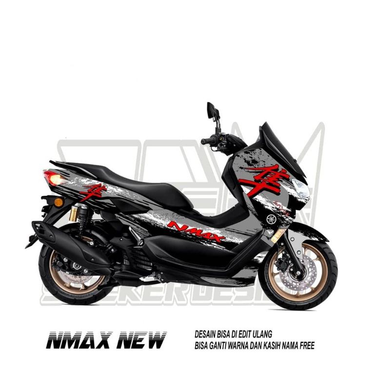 Setiker Stiker decal nmax abu abu