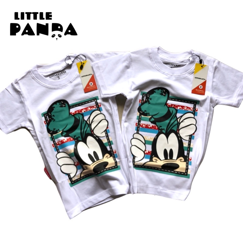 Baju Kaos Atasan Anak Goofy Premium Untuk Umur 1-8 Tahun Dengan Bahan Katun 100% Original Anti Bakteri dan Tidak membuat gatal kulit Anak