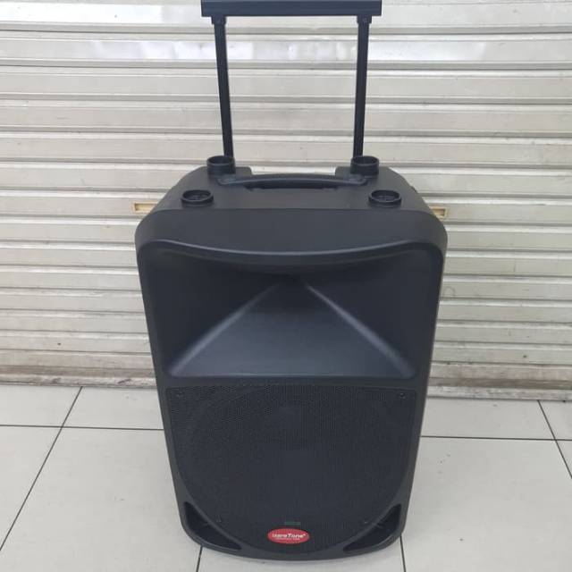 Speaker portable 15in toa inch toa merk baretone bluetooth