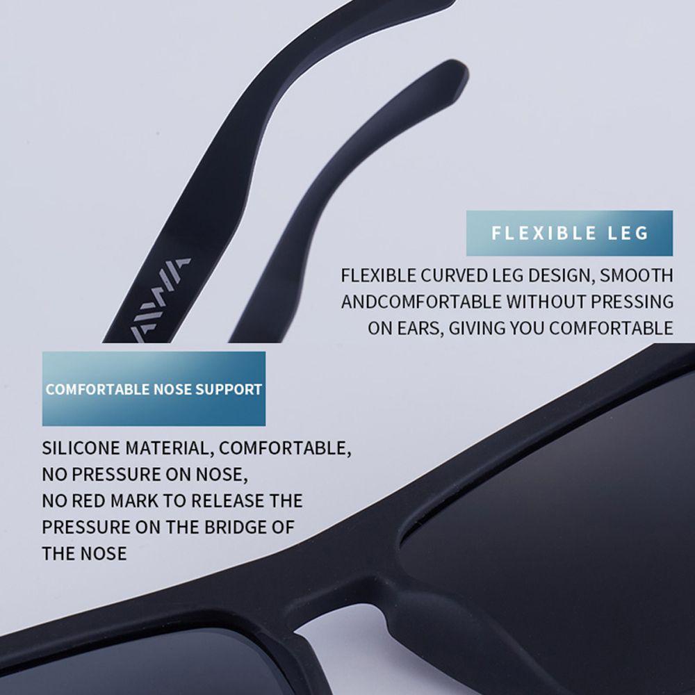 NEEDWAY Kacamata Hitam Polarized Memancing Retro Kacamata Matahari Wanita Peralatan Bersepeda Desain Klasik Pria Mengemudi Shades Cycling Sunglasses