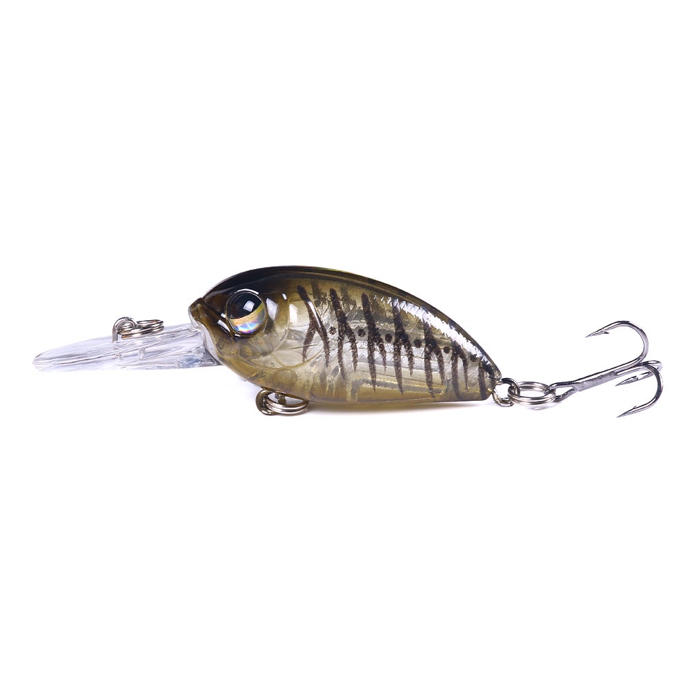 HENGJIA 6PCS Mini Hard Crankbait Fishing Lure 6CM 5G Artificial Bait Floating Wobbler for Fish Bass Fishing Tackle