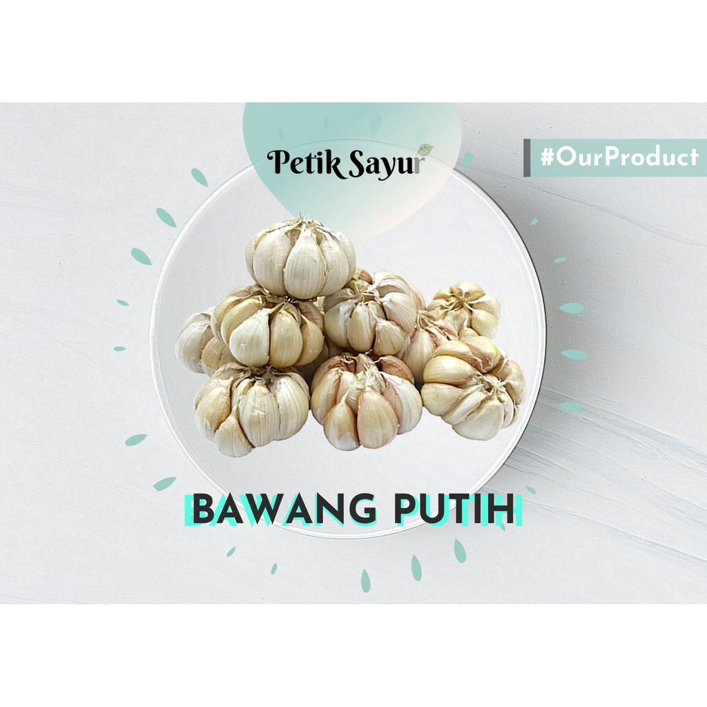 

[TERMURAH!!] Bawang Putih 500 g - 1 Kg