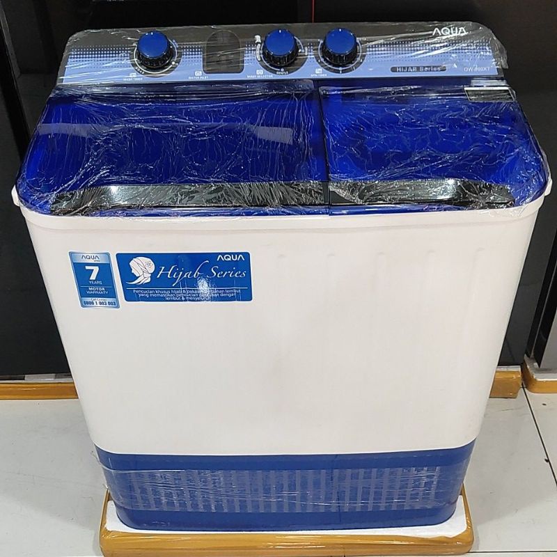 Mesin Cuci 2 Tabung 9KG Aqua Qw-980xt