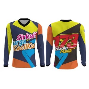 Baju Kaos Jersey Racing Balap Lengan Panjang 907 Printing Custom